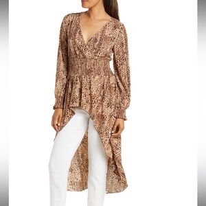 PATRIZIA LUCA Deep V High-low Tunic